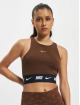 Nike Tank Tops NSW Crop brown