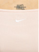 Nike Tank Tops Essentials Rib Crop ružová