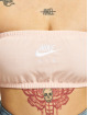 Nike Tops Air Pique Bandeau rosa chiaro