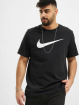 Nike Tričká Swoosh èierna