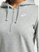 Nike Šaty W Nsw Club Fleece šedá