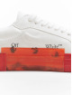 Off-White Baskets Low Vulcanized Suede Leather blanc