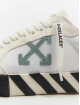 Off-White Sneaker Low Vulcanized Suede Canvas bianco