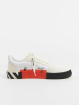 Off-White Sneakers Low Vulcanized Suede Canvas vit