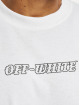 Off-White T-paidat Logo Print Cotton valkoinen