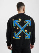 Off-White trui Arrow Stars Skate zwart