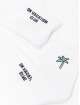 On Vacation Calcetines Retro Palms Embroidery blanco