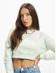 On Vacation Pullover Ladies  Bubbly Do Nothing Club Cropped grün