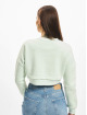 On Vacation Pullover Ladies  Bubbly Do Nothing Club Cropped grün