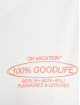 On Vacation T-Shirt 100% Goodlife blanc