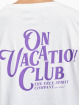 On Vacation T-Shirt Calligraphy blanc