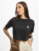 On Vacation Top Ladies Mimosa Cropped black