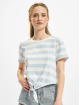Only Camiseta May Cropped Knot Str azul