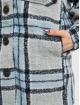 Only Coats Allison Check Shacket grey
