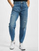 Only Jean large coupe droite Troy Hw Carrot Ankle Dot311 bleu