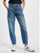 Only Jean large coupe droite Troy Hw Carrot Ankle Dot311 bleu