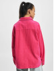 Only Koszule Bitten Cord Round Shacket pink