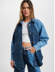 Only overhemd Carrie Two Tone blauw