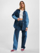 Only overhemd Carrie Two Tone blauw