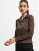 Only Polo Mariah L/S Rib brun
