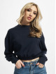 Only Pullover Onlscarlett Cropped blue