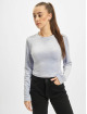 Only Pullover Rebel L/S Cropped blue