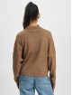 Only Pullover Silly Highneck braun