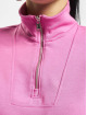 Only Pullover Scarlett L/S Cuff Half Zip pink
