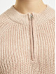 Only Pullover onlJuna Life Zip Knit rose