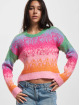 Only Puserot Gita O Neck Knit purpuranpunainen