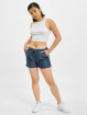Only Short onlPema Lyocell bleu