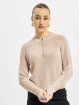 Only Sweat & Pull onlJuna Life Zip Knit rose
