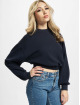 Only Swetry Onlscarlett Cropped niebieski