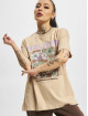 Only T-paidat Fiana Oversize Floral beige