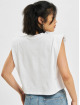 Only T-Shirt Jen Life Shoulderpad blanc
