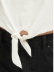 Only T-Shirt May Cropped Knot blanc
