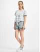 Only t-shirt May Cropped Knot Str blauw