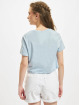 Only T-shirt May Cropped Knot blå