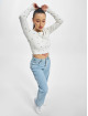 Only T-Shirt manches longues Fenja Cropped blanc
