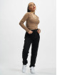 Only T-Shirt manches longues Laila L/S Button brun
