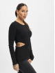 Only T-Shirt manches longues Ina L/S Cut Out Top Box Jrs noir
