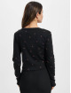 Only T-Shirt manches longues Fenja Cropped noir
