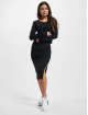 Only T-Shirt manches longues Fenja Cropped noir