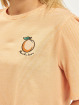 Only T-Shirty Onlfruity Life Stripe JRS pomaranczowy