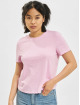 Only T-Shirty Ama Life Cropped O-Neck rózowy