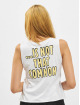 Only Tank Tops onlAda Life S/L Text bialy