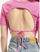 Only Top Lea Open Back pink