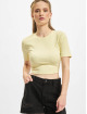 Only Top Lea Open Back yellow