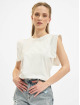Only Tops Vivi Squared Cropped bialy