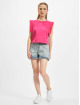 Only Tops Vivi Squared Cropped rosa